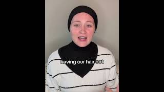 Christian veiling is best for our hair ❤️ hairgrowth hairgrowthtips christianwomen [upl. by Zischke]