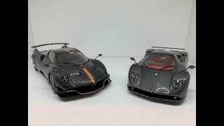 LCD Pagani Huayra BC Roadster vs Almost Real Pagani F [upl. by Enomad]