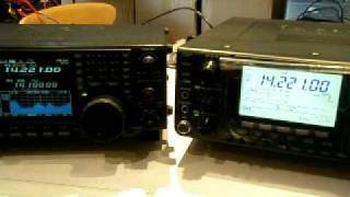 Icom 756 Pro3 vs IC7410 RX quality [upl. by Suiradal662]