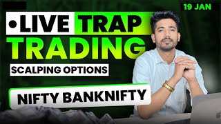 19 January Live Trading Live Intraday Trading Today Bank Nifty option trading live Nifty 50 [upl. by Stanley355]