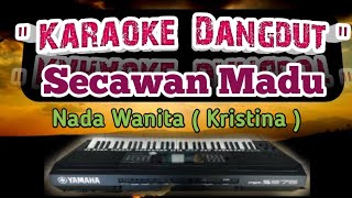 SECAWAN MADU  KRISTINA  KARAOKE NADA CEWEK [upl. by Aizatsana]