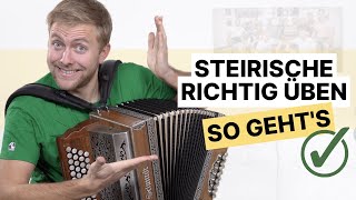 Steirische Harmonika lernen  Wie übe ich richtig 9 Tipps [upl. by Sophy]