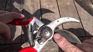 Sharpening secateurs 101 [upl. by Elatan]