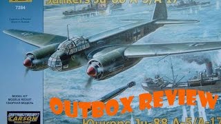 AlexModelling quotOUTBOX REVIEW JUNKERS 88 A5A17 172 ZVEZDAquot [upl. by Yecats]