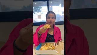 Eating Street Pizza In Dominos 😱 Eating Street Food In Dominos Food Challenge shorts ashortaday [upl. by Peppi]