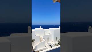 Dreamy Mykonos😍 greekisland mykonos mykonoshotel greece mykonosisland travelvlog travelshort [upl. by Biddie]