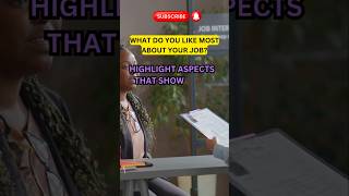 What Do You Like Most About Your Job  CareerHub short shorts education jobinterview [upl. by Rolyak17]