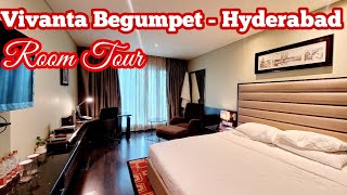 VIVANTA by Taj Begumpet Hyderabad Room Tour  Luxury Hotel Room Tour  Indian Mom Space [upl. by Queston485]