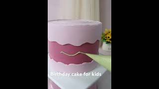 🎂 Adorable Birthday Cake Idea for Kids 🎉 shorts KidsParty cake cakeideas [upl. by Justinn]