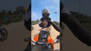 I am spider woman😌😂 dailyvlog ridergirl duke200 motovlog 360camera [upl. by Tesil]