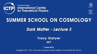 Tracy Slatyer Dark Matter  Lecture 3 [upl. by Oilalue]