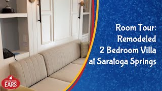 Saratoga Springs  Newly Remodeled 2 Bedroom Villa  Room Tour [upl. by Dnaletak774]