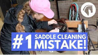 HOW TO CLEAN A HORSE SADDLE STEPBYSTEP [upl. by Bernhard]