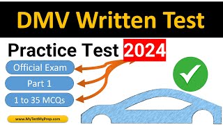 DMV Written Test 2024 Permit Practice Test Questions Answers [upl. by Leber397]