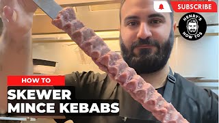 How To Skewer Mince Kebabs  Ep 609 [upl. by Yhtomit]