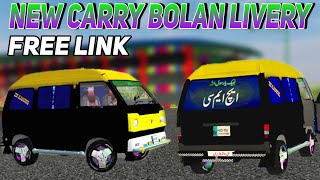 New Carry Daba Livery Free Download  Carry Suzuki Mod Livery [upl. by Sabah]