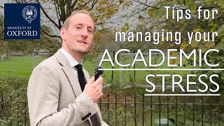 How to manage ACADEMIC STRESS  Tips from an Oxford Uni Tutor [upl. by Ainimre49]