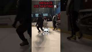 Normal ice skating vs Menace ice skating trollface edit troll [upl. by Bucky289]