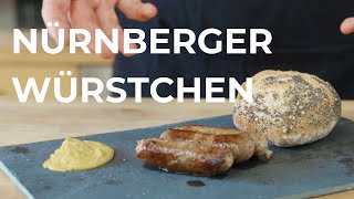 Nürnberger Würstchen selber machen  Fränkische Rostbratwurst zum Schlemmen [upl. by Fey]