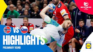 Until the very end  Norway vs Slovenia  Highlights  Mens EHF EURO 2024 [upl. by Howland]