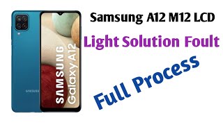 Samsung A12 M12 lcd light solution trending fault jdmobile trending mobile [upl. by Ong480]