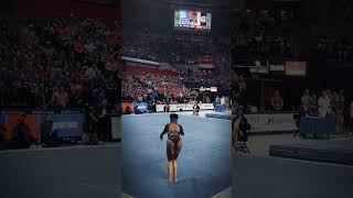 Gymnast Trinity Thomas stuns during final floor routine at home gymnast gogators gymnastics [upl. by Soilisav]