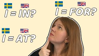 Swedish prepositions  Is the Swedish quotiquot quotinquot quotforquot or quotatquot [upl. by Yeniar]