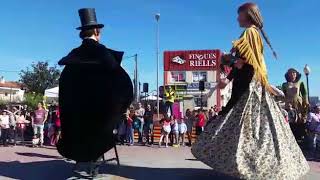 Ball dels gegants de Sant Celoni a Riells i Viabrea [upl. by Ennayelsel]