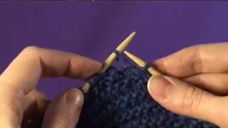 How to Knit Left Handed  Decrease Stitches [upl. by Farny]