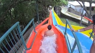 Racing Speed Slide at Schlitterbahn New Braunfels [upl. by Roze]