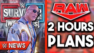 The Rock WWE Return For Survivor Series RAW 2 Hour Plans  WWE Wrestling News amp Rumors [upl. by Euell]