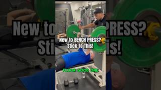 New To Bench Pressing Stick To This fitnesstips benchpress gymworkout [upl. by Nitfa217]