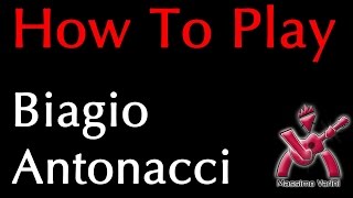 07 How To Play COCCINELLA Biagio Antonacci  Massimo Varini [upl. by Arikehs]