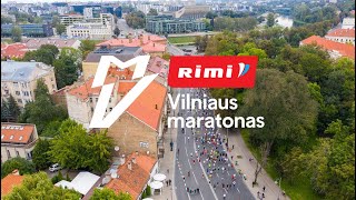 Rimi Vilnius Marathon 2022  Finish line [upl. by Ahsenac616]