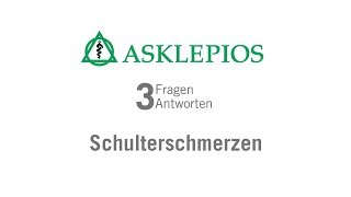 Schulterschmerzen 3 Fragen 3 Antworten  Asklepios [upl. by Einnod6]