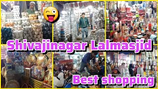 Shivajinagar Lalmasjid best shopping 🛍  Seemashabbirvlogs [upl. by Nilahs]