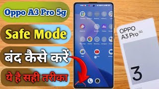 oppo a3 pro safe mode kaise band kareoppo a3 pro safe mode remove [upl. by Gomez]