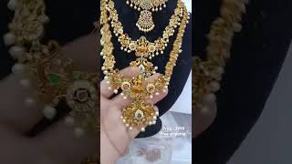 Yusha Matte Finish Combo Jewellery For Contact Whatsapp 9500804636shorts [upl. by Nissa]