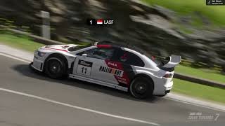 GT7  Daily Races  Race A  Eiger Nordwand Reverse  Lancer Evolution Final GrB Rally Car [upl. by Anat]