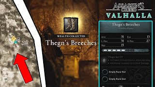 quotThegns Breechesquot Flawless Pants Location Guide  Assassins Creed Valhalla [upl. by Ojeitak]