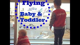 TIPS FOR FLYING WITH A BABY amp TODDLER  Emily Norris [upl. by Leinnad]