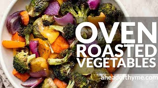 Oven Roasted Vegetables [upl. by Eniamzaj51]