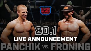 Scott Panchik vs Rich Froning — CrossFit Open Announcement 201 [upl. by Retse]