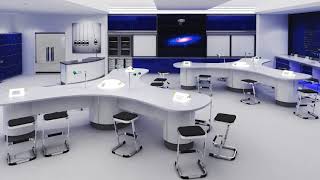 Laboratory furniture for schools  SpaceStation by SB UK [upl. by Reniar704]