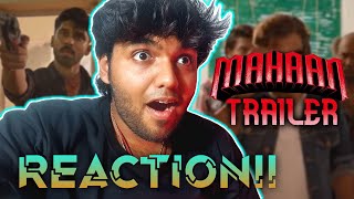 Mahaan Official Trailer  REACTION  Vikram  Dhruv Vikram  Simha  Simran  Feb10  Amazon Prime [upl. by Niltiac590]