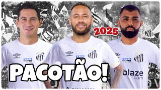 PACOTÃO DE REFORÇOS DO SANTOS PARA 2025 [upl. by Aiseneg230]