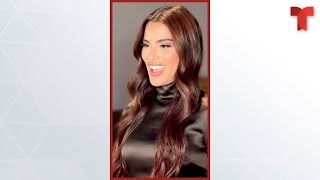 Ariadna Gutiérrez sorprende cuando le mencionan a Lupillo  Telemundo Entretenimiento [upl. by Aliab610]