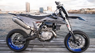 KTM Supermoto Build In 4 Minutes [upl. by Nilya]