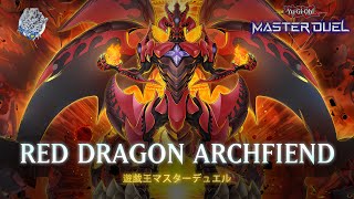 Red Dragon Archfiend  Red Lotus King Flame Crime  Ranked Gameplay YuGiOh Master Duel [upl. by Werna]