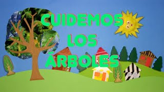 CUIDEMOS LOS ÁRBOLES  Video sobre educación ambiental en stop motion para niños y niñas [upl. by Clippard]